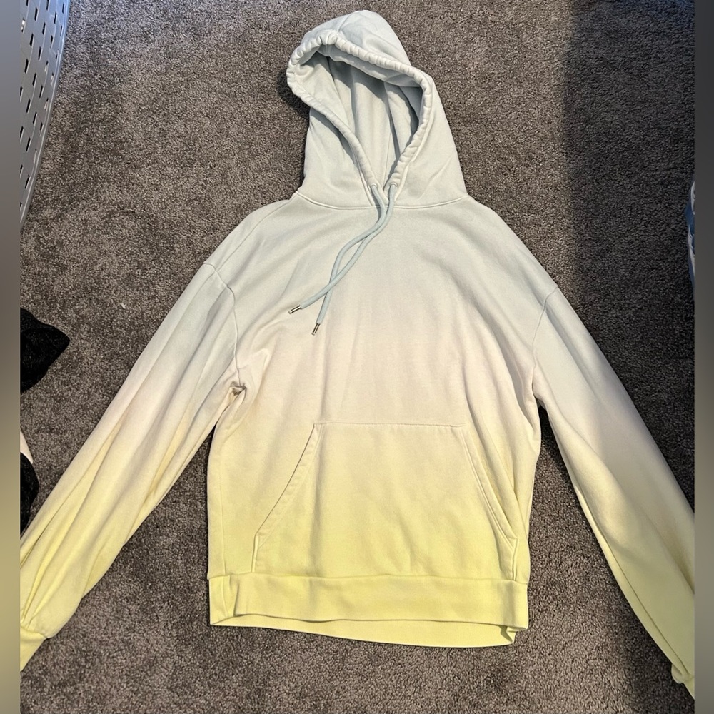 Gap, xs, blue and green ombré hoodie